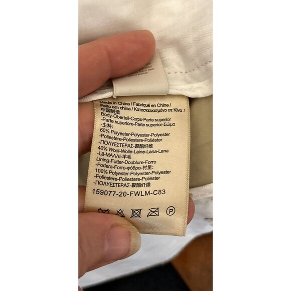 SCOTCH & SODA Wide Leg Pants Wool Blend Lined Beige Size XSmall - Picture 7 of 8